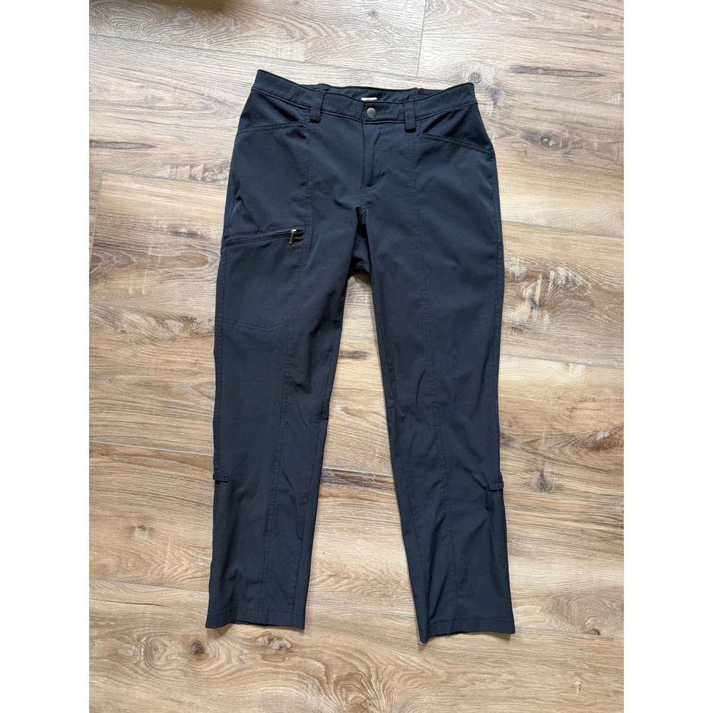 Duluth Trading Co Breezeshooter Slim Leg Convertible Pants Size 6x29 Black